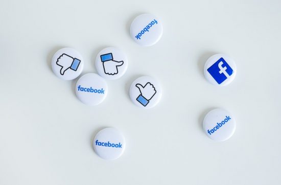 facebook button pins